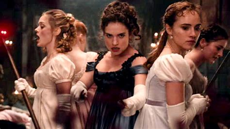 Pride Prejudice And Zombies Trailer Lily James Youtube