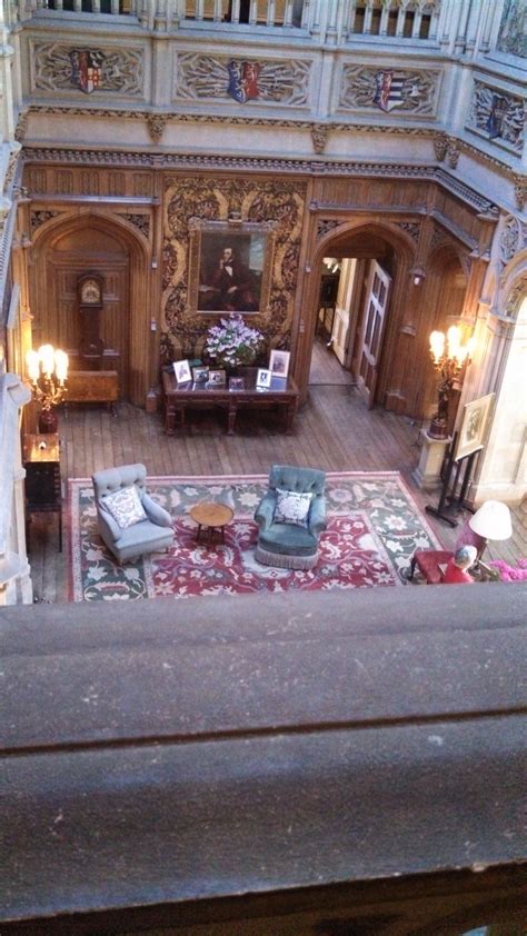 Highclere Castle Downton Abbey Interior Looking Down Into The