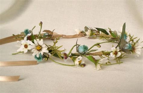 Flower Crown Bohemian Rhapsody Bridal Headwreath Spring Wedding