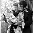 Rita Hayworth, Orson Welles and their daughter Rebecca, 1945 | Rita ...