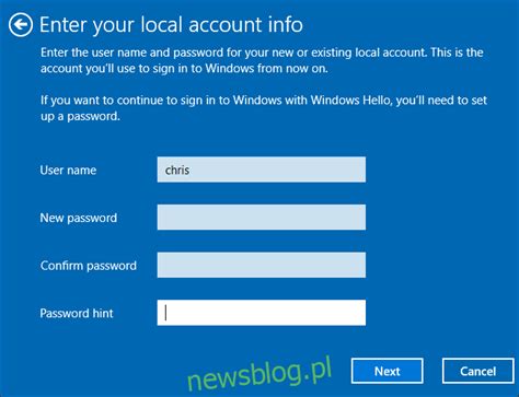 Jak przełączyć się na lokalne konto użytkownika w systemie Windows 10