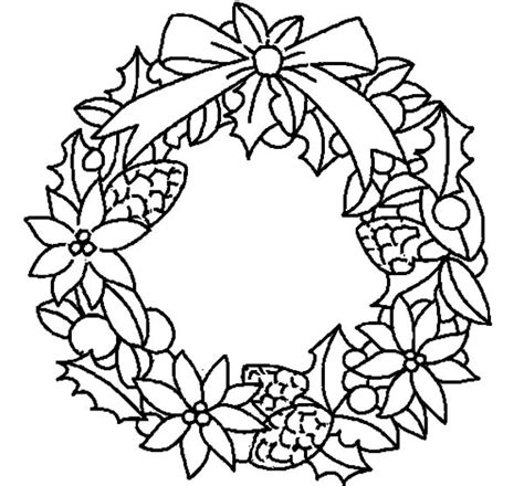 Christmas wreath coloring pages christmas reef coloring pages best christmas wreath coloring pages. Christmas Wreath Flowers Coloring Pages: Christmas Wreath ...