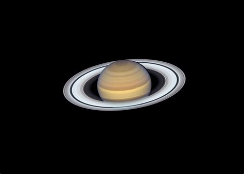 Saturns Rings Shine In Hubble Portrait Nasa Solar System Exploration