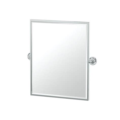 The top bathroom mirror ideas with mosaic mirrors. Gatco Designer II 25 in. x 25 in. Single Framed Small ...