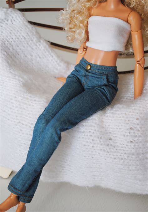 Barbie Doll Jeans Pants For Barbie Etsy