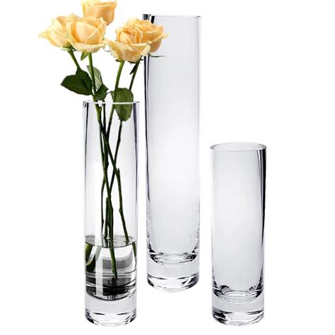 Tall Colored Clear Home Decor Bubble Flower Glass Cylinder Vase Buy Glass Vase Flower Glass