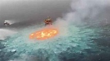 Das Meer brennt: Feuerauge entsteht nach - News Deutschland VIDEO