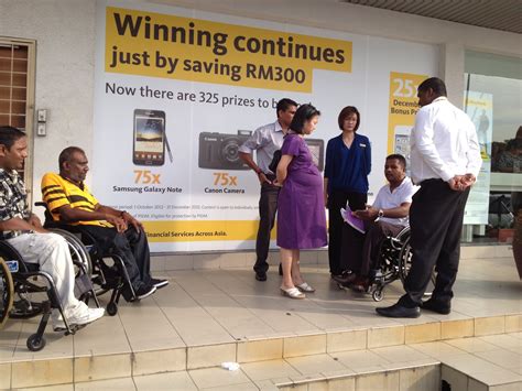 In fact, if you are in subang. .: Another join CSR project by Maybank and Damai disabled ...