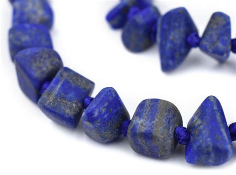 Chunk Afghani Lapis Lazuli Beads — The Bead Chest