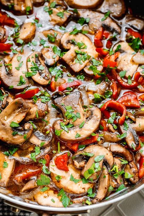 Italian Sauteed Mushrooms Recipe Oh Sweet Basil