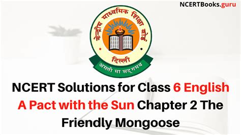 Ncert Solutions For Class 6 English A Pact With The Sun Chapter 2 The