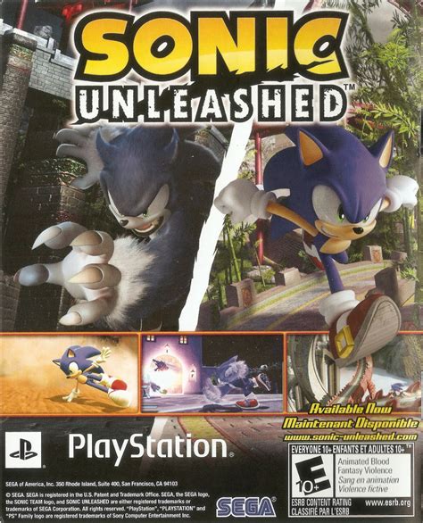 Sonics Ultimate Genesis Collection 2009 Playstation 3 Box Cover Art