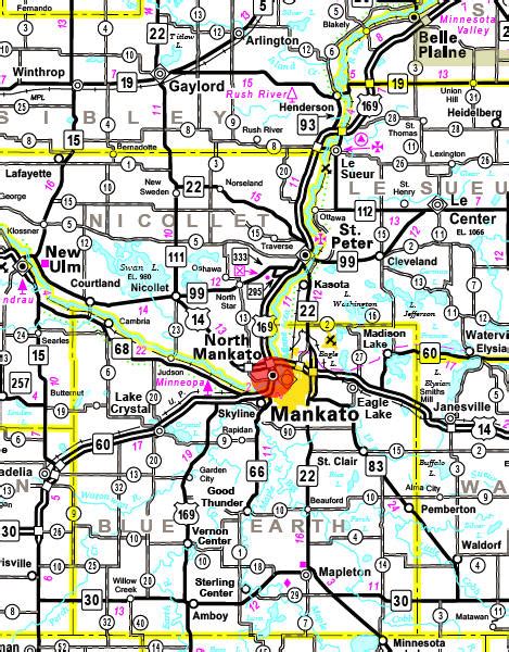 Minnesota State Mankato Campus Map United States Map