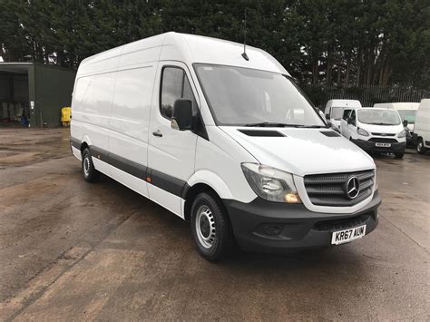 2017 Mercedes Benz Sprinter 314 Cdi Lwb High Roof Van Euro 6 Kr67aum