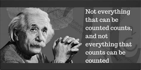 Not Everything That Can Be Counted Counts And Not Everything That