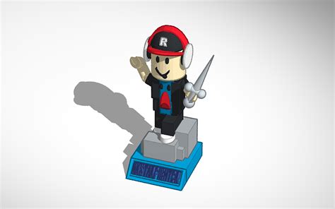 3d Design My Roblox Character In A Great Pose Tinkercad
