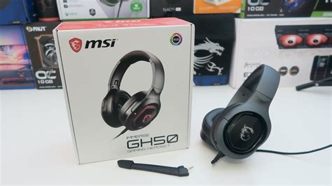 Msi Gh50 Immerse Rgb Surround Sound 71 Gaming Headset Unboxing And First