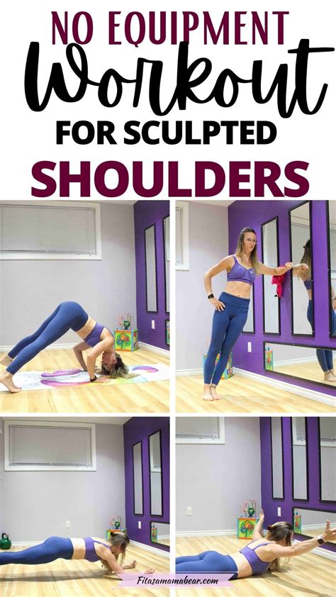No Equipment Shoulder Workout For Strength With Pdf