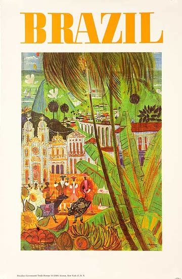 Dp Vintage Posters Brazil Travel And Tourism Poster