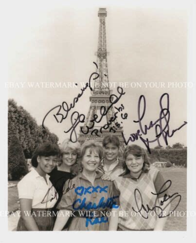The Facts Of Life Cast Signed Autograph 8x10 Rp Photo In Paris