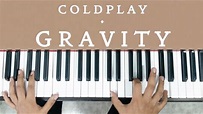 GRAVITY - COLDPLAY (PIANO COVER/TUTORIAL) - YouTube