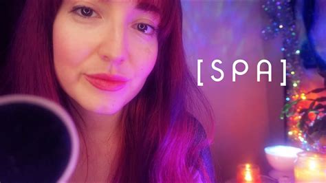 asmr relaxing spa roleplay with steamy facial treatment youtube