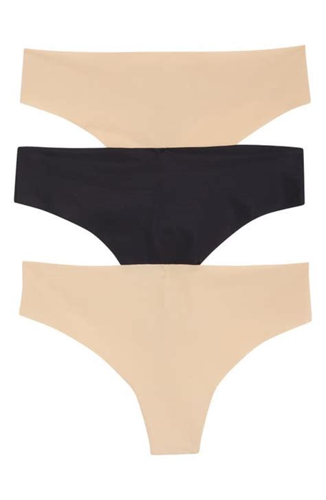Buy True And Co True And Co True Body Assorted 3 Pack Thongs Desert