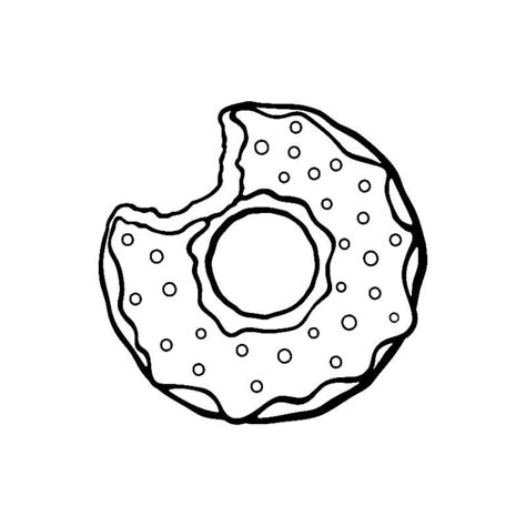 Coloriage Beignet Donut Imprimer Gratuitement Au Format A4
