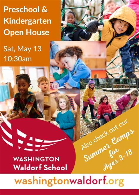 May 13 Preschool And Kindergarten Open House Washington Waldorf