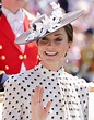 Kate Middleton Looks Glamorous In A Polka Dot Dress At The Royal Ascot ...
