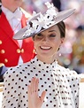 Kate Middleton Looks Glamorous In Polka Dot Dress At The Royal Ascot ...