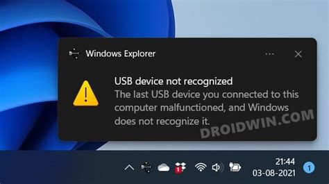 How To Fix Usb Device Not Recognized In Windows 1087