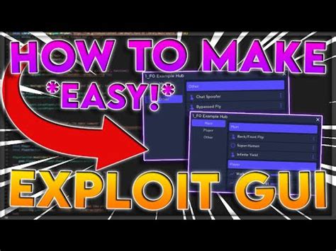 How To Make A Roblox Script Gui For Exploiting Easiest Tutorial