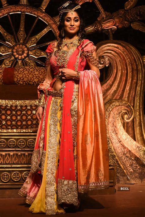 Soumya Seth As Kaurwaki On The Sets Of Historical Tv Serial