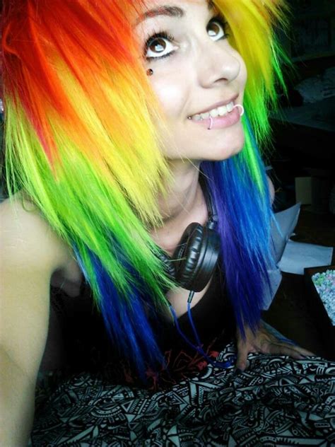 Rainbow 33 Scene Hair Colors Emo Scene Hair Scene Hair