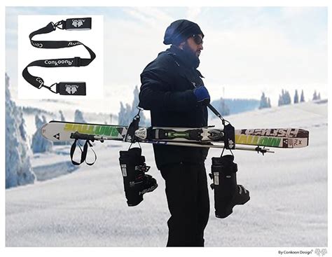 Ski Snowboard Carry Strap Multifunction Set For Carrying Snowboard