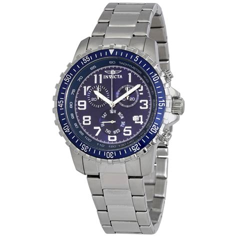 Invicta Specialty Ii Collection Chronograph Blue Dial Mens Watch 6621