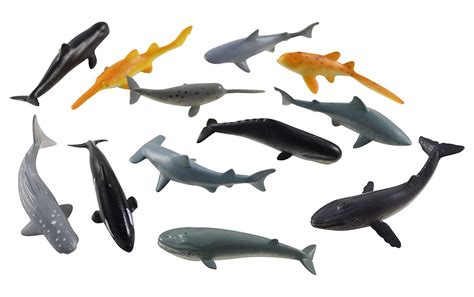 Miniature Sharks And Whales Ocean Animal Figurines India Ubuy