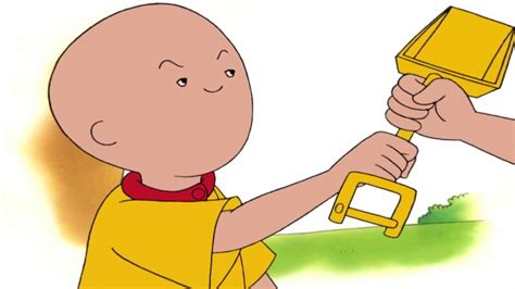 Angery Mouthless Caillou Is Stealing Your Shovel Caillou Know Your Meme