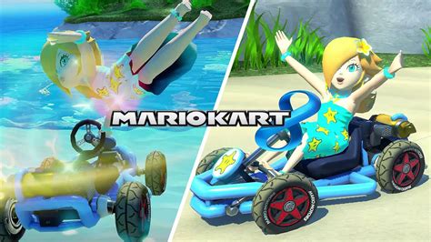 Rosalina In Mario Kart 8 But With Hot Swimwear In 8k60 Mario Kart Tour Skin Rosetta Youtube