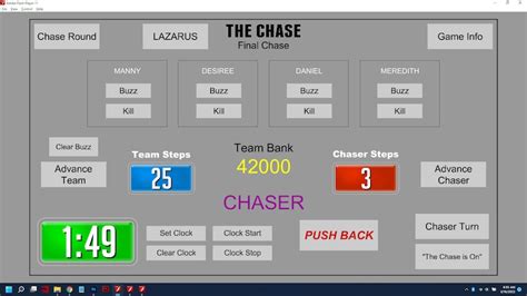 The Chase Game Show Software Etsy Uk