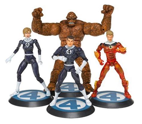 Marvel Legends Fantastic Four Action Figure 7 Pack Boxed Set Toy Biz