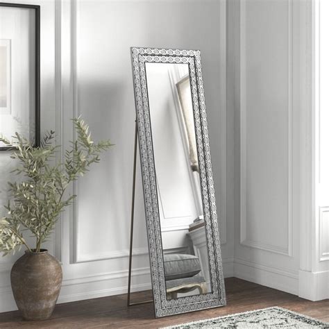 Kelly Clarkson Home Cardy Rectangle Metal Floor Mirror And Reviews Wayfair