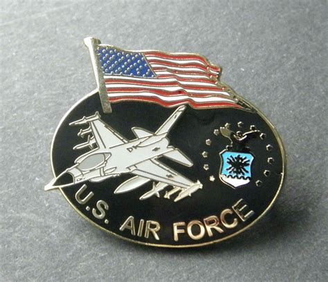 Cordon Emporium Usaf Us Air Force Services Usa Flag Large Lapel Pin