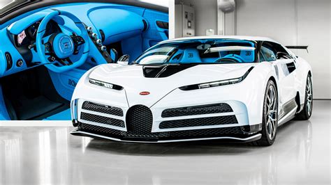 Final Bugatti Centodieci Combines Quartz White Exterior With Light Blue