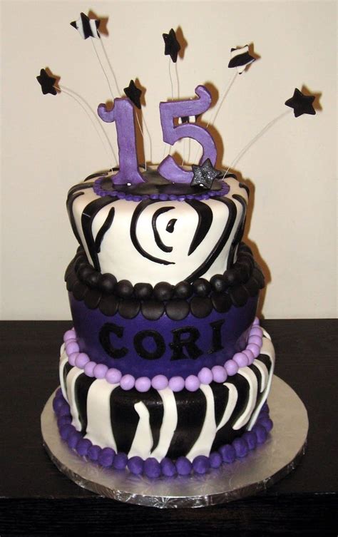 Cake Designs For 15 Year Olds