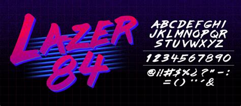 The Best 80s Fonts Pixartprinting