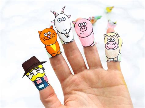 Free Printable Zoo Animal Finger Puppets Printable Templates