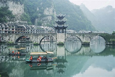 贵州镇远古镇祝圣桥高清图片下载 正版图片500804205 摄图网