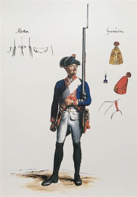 Prussia Infantry Regiment Nr 9 1806 Von Schenk Musketeer By Adolph Menzel Preußen